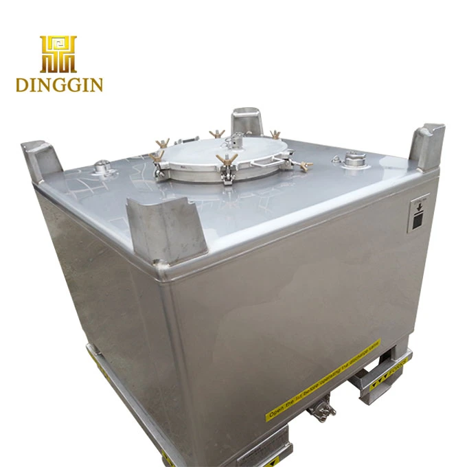 Factory Direct 1000L Stainless Steel IBC New Tote