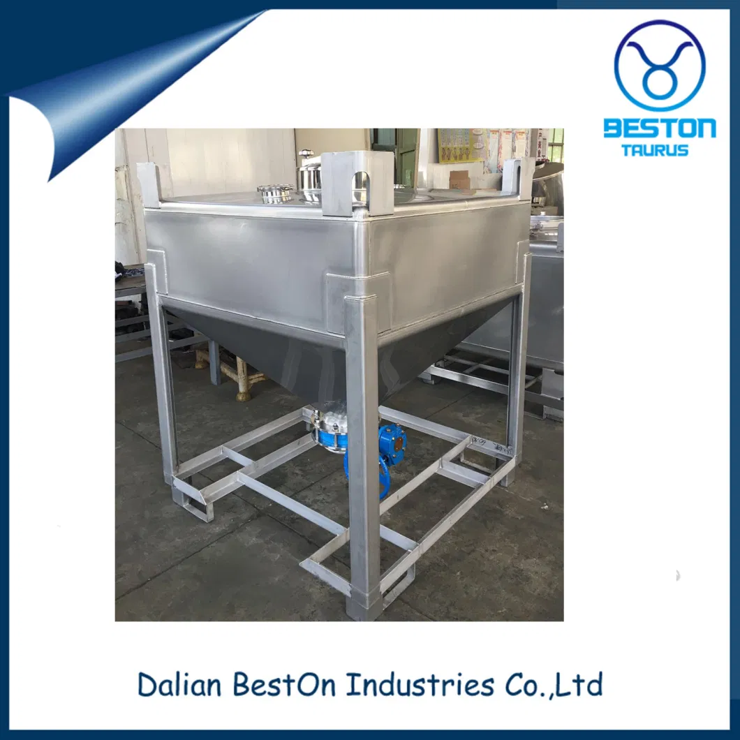 Stainless Steel IBC Tank for Chemical Storage and Transport
